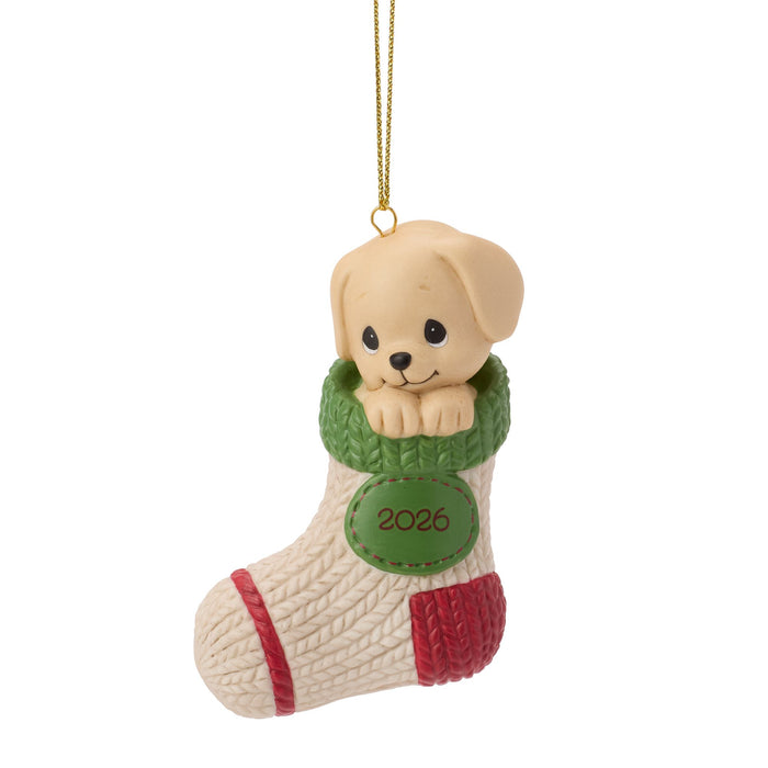 Dated 2026 Dog Ornament