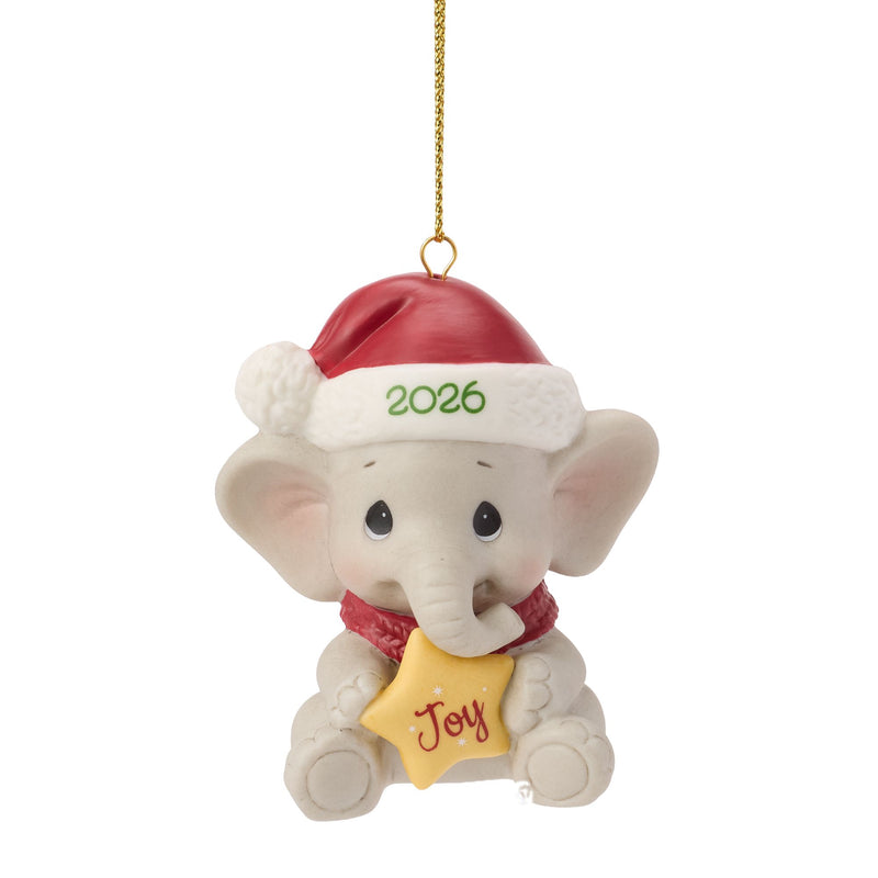 Dated 2026 Elephant Ornament