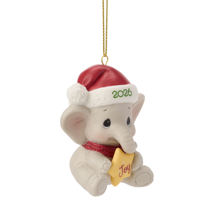 Dated 2026 Elephant Ornament