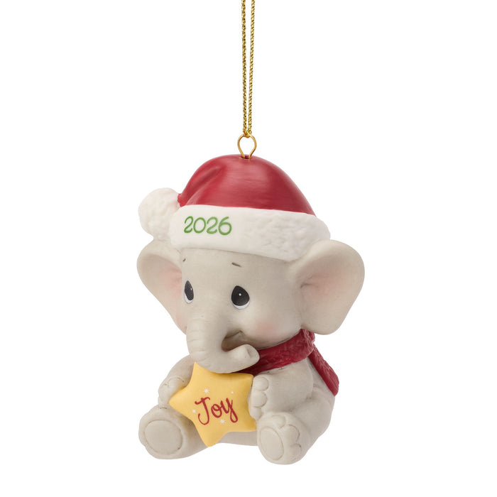Dated 2026 Elephant Ornament