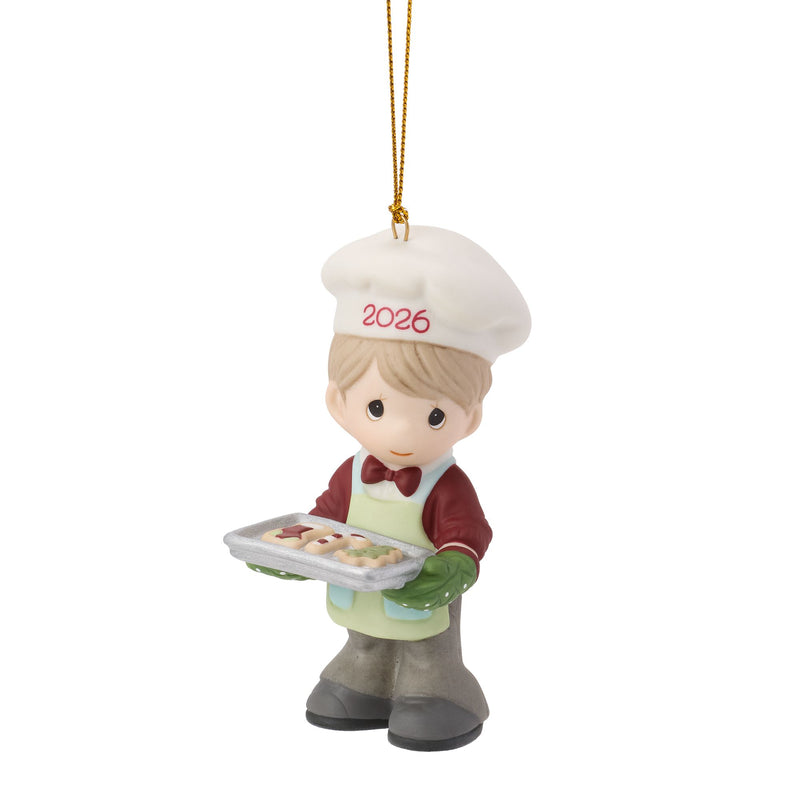 Dated 2026 Boy Ornament