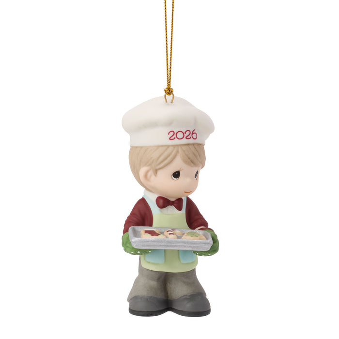 Dated 2026 Boy Ornament