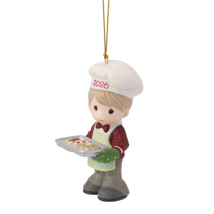 Dated 2026 Boy Ornament