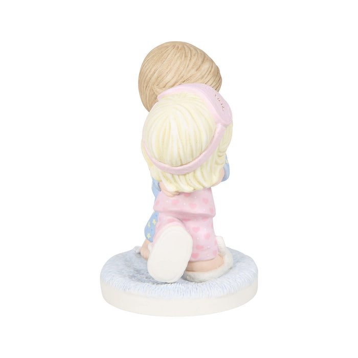 Couple Kissing in PJs Figurine
