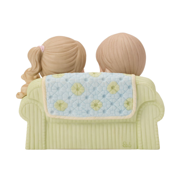 Couple on Couch Figurine