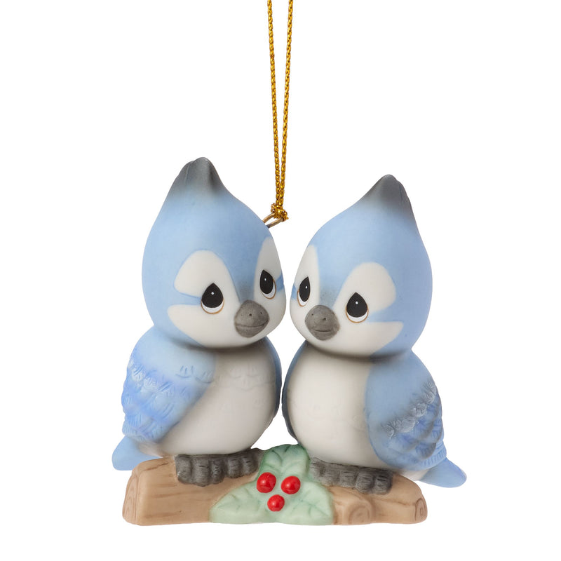 Bluejay Couple Ornament