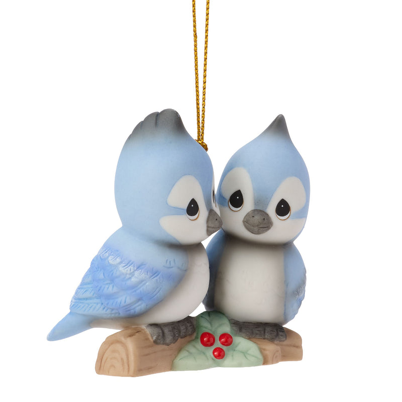 Bluejay Couple Ornament