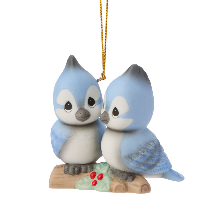 Bluejay Couple Ornament