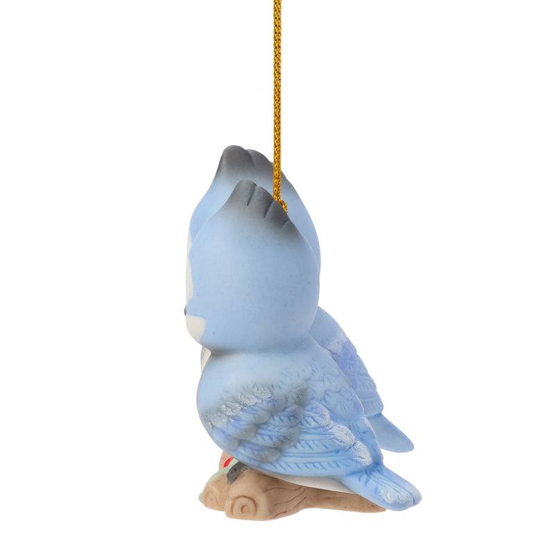 Bluejay Couple Ornament