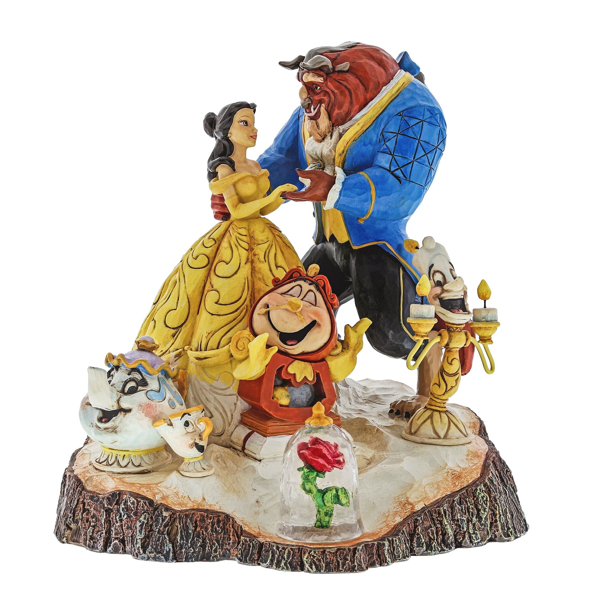 Beauty-Beast Carved by Heart — Enesco Gift Shop