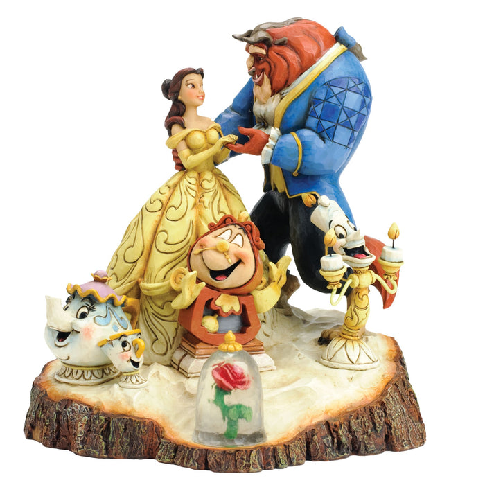 Beauty and the Beast エネスコ　コレクション　美女と野獣 Beauty-Beast Carved by Heart — Enesco Gift Shop
