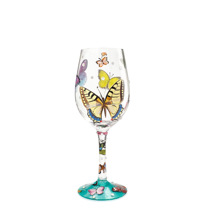 Wine Glass Butterflies