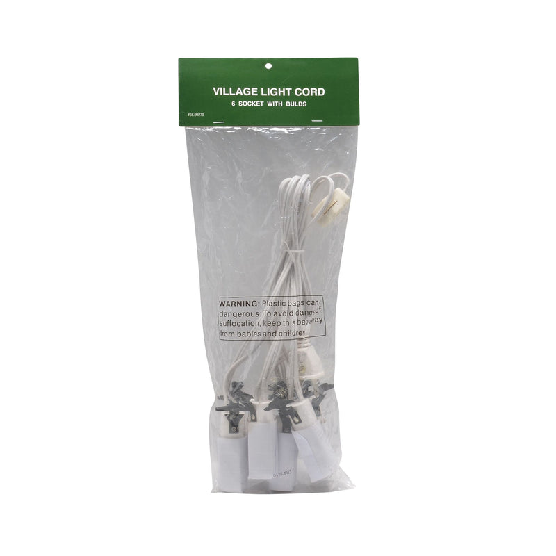 6 Socket Lite Set W/Bulbs