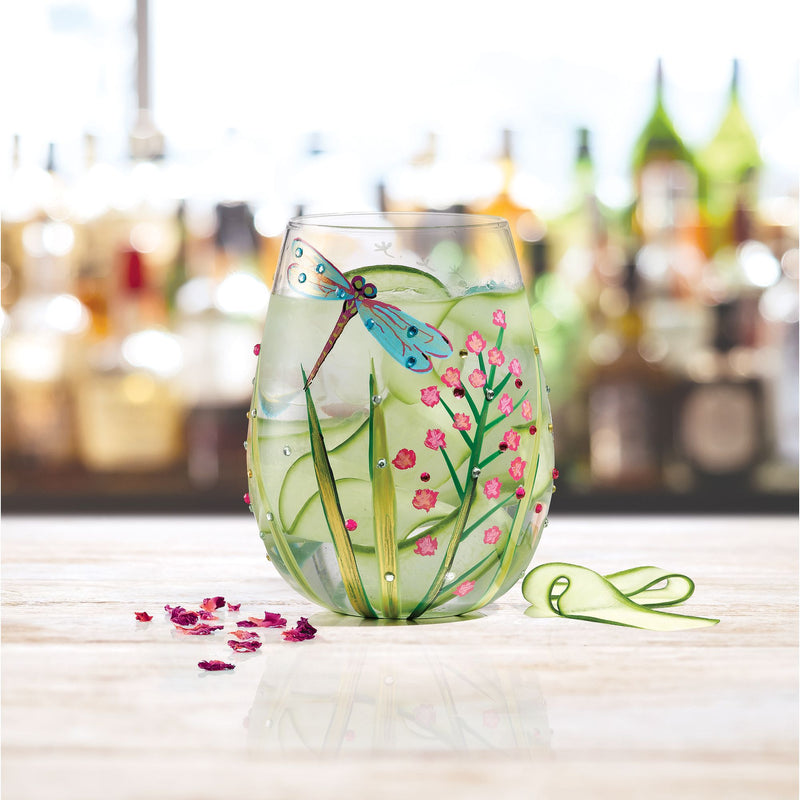Stemless Glass Dragonfly