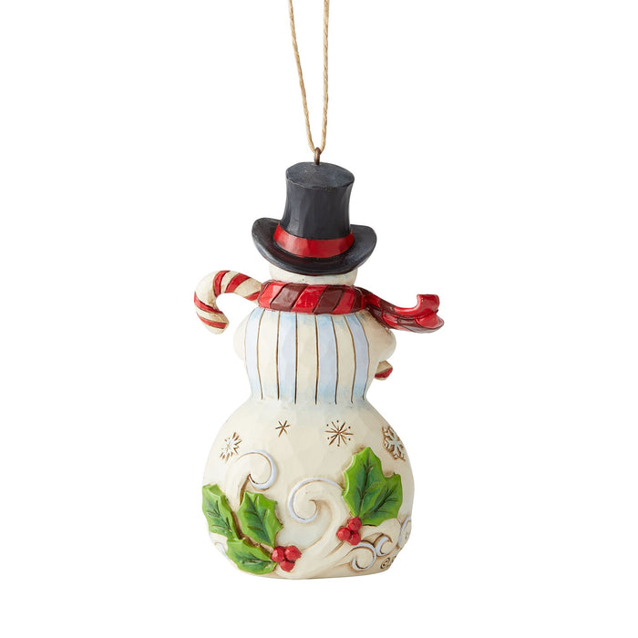 Snowman W/Candy Cane HO