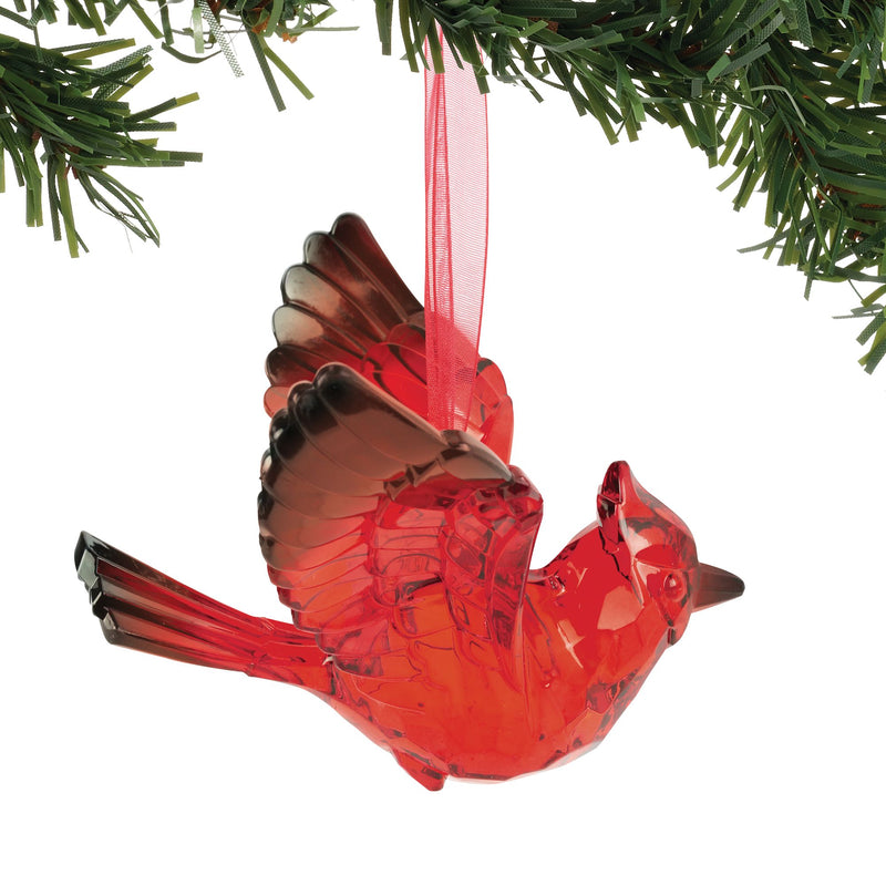 Acrylic Cardinal Orn