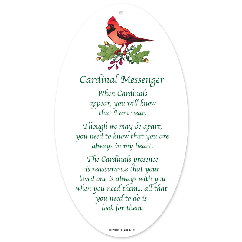 Acrylic Cardinal Orn