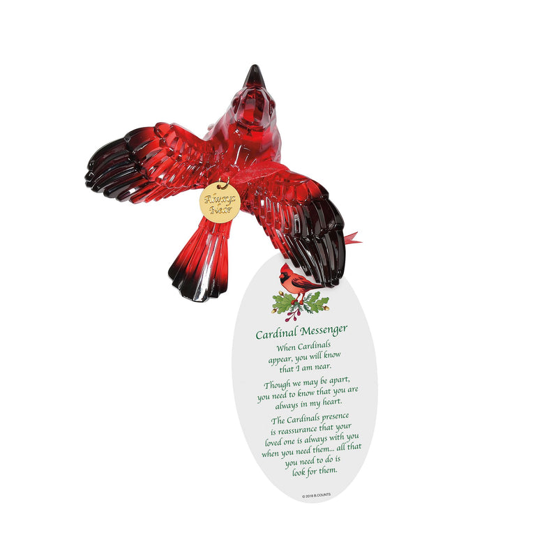 Acrylic Cardinal Orn