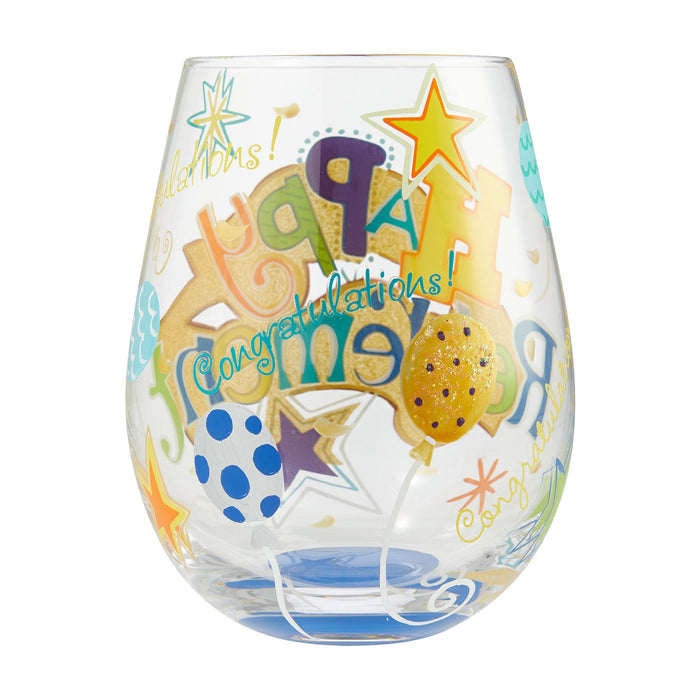 Stemless Happy Retirement