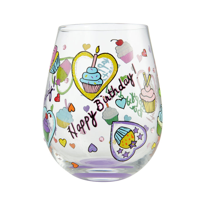 Stemless Birthday Cupcakes