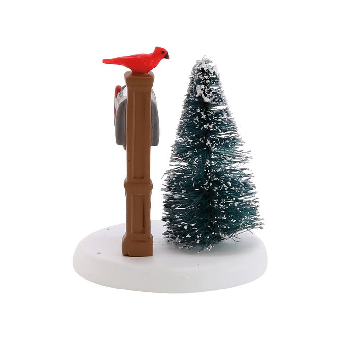 Cardinal Christmas Mailbox