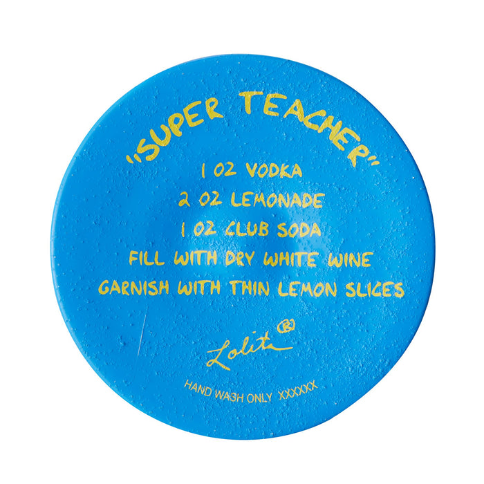 Super Teacher Wine Glass