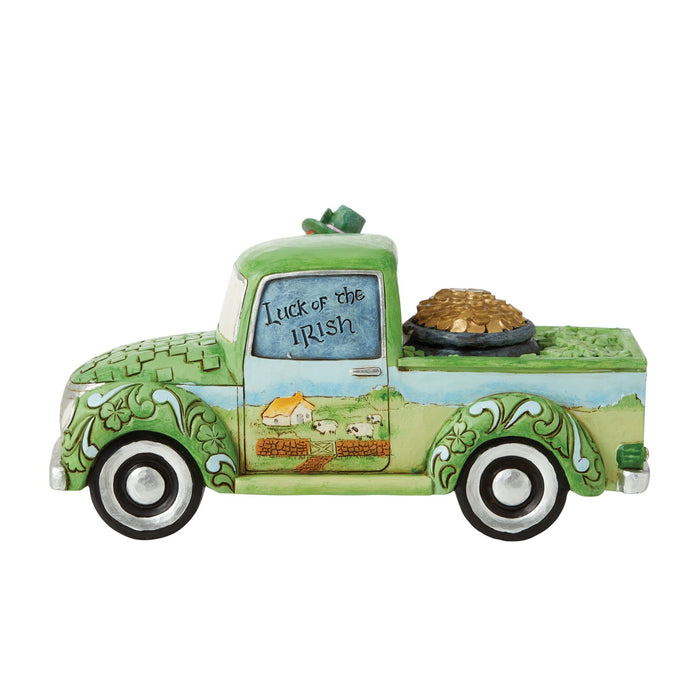 Leprechaun in Green Truck
