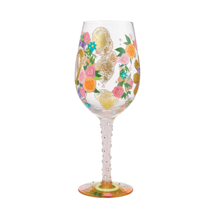 Wine Glass Happy 70th Birthday