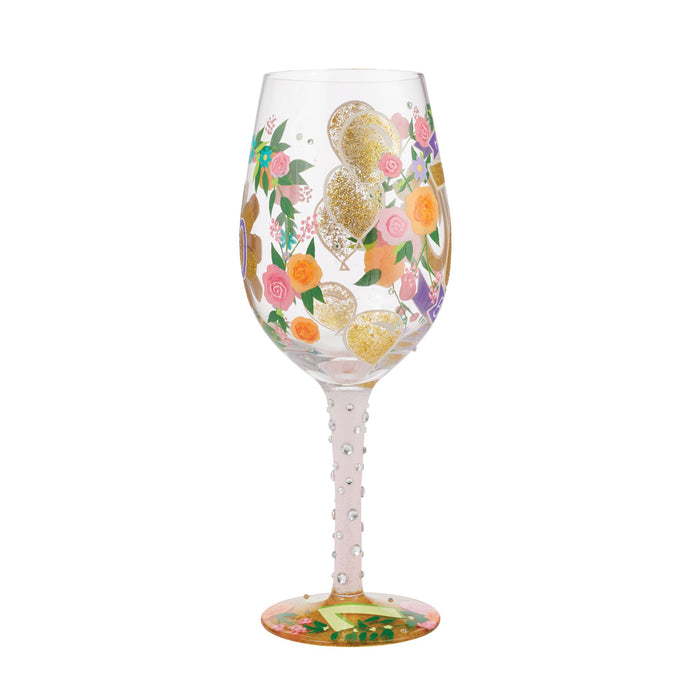 Wine Glass Happy 70th Birthday