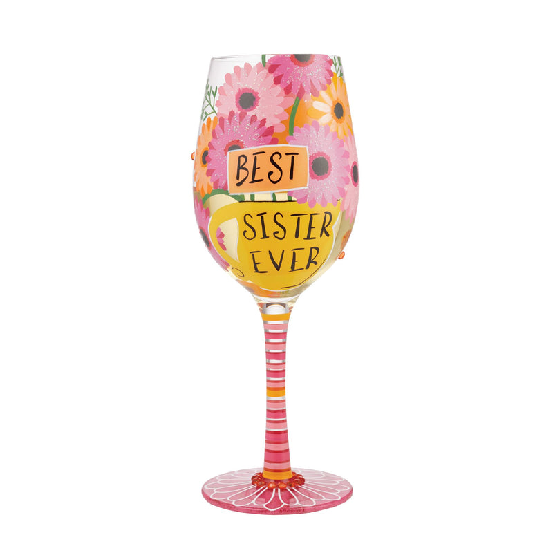 Wine Glass Best Sister Ever