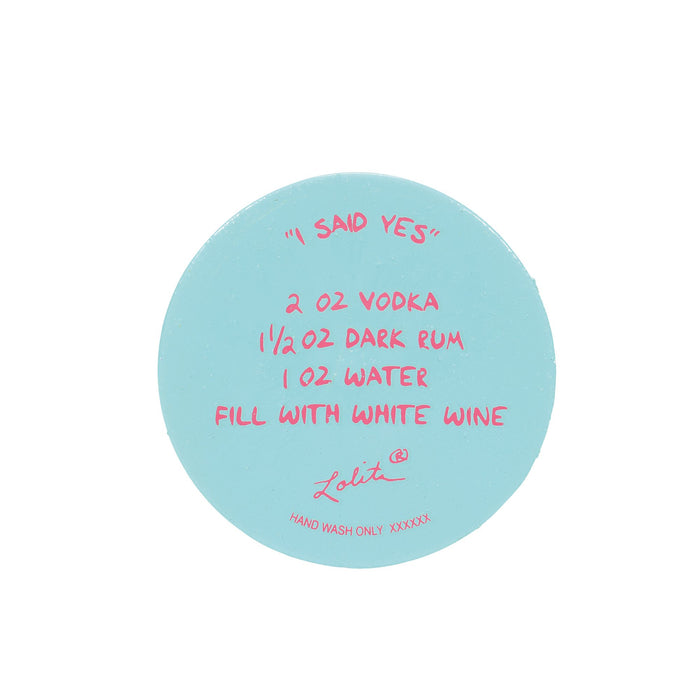 I Said Yes Wine Glass