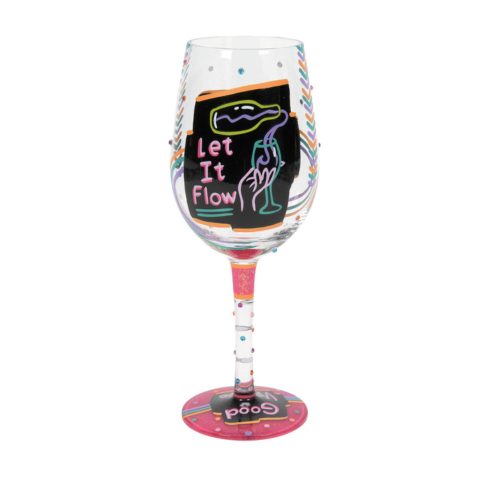 Happy Hour Wine Glass