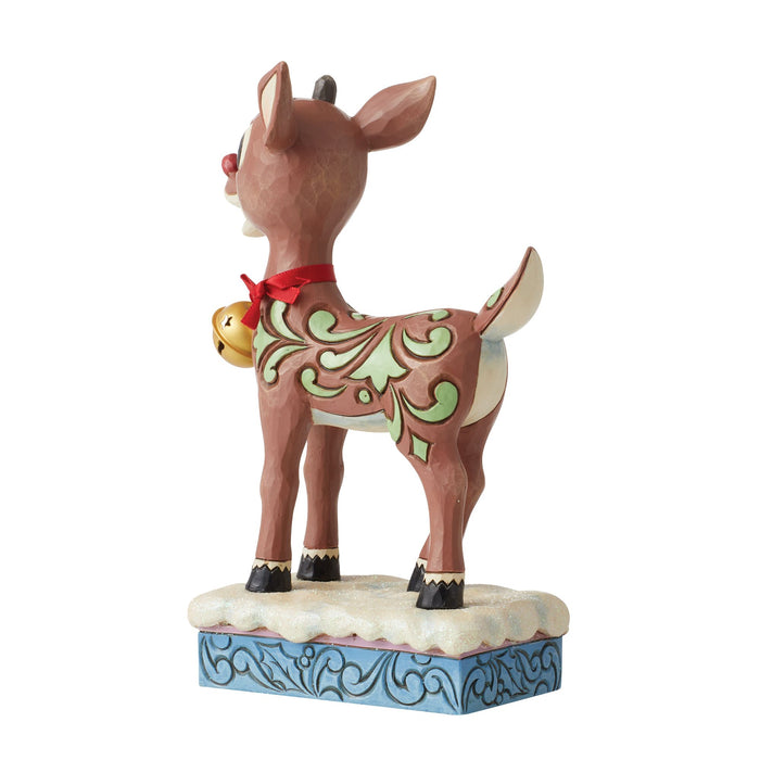 Rudolph w/Oversized Jingle Bel
