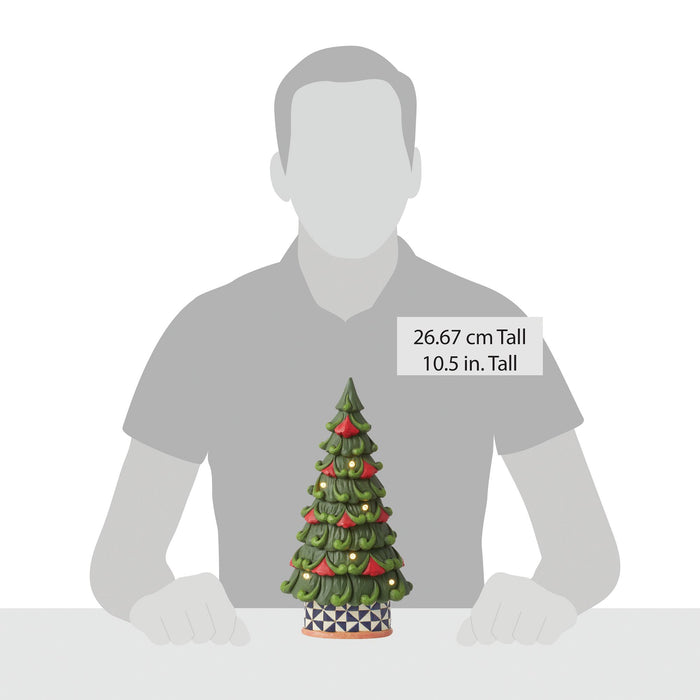 LED Tree Windmill Pattern Base