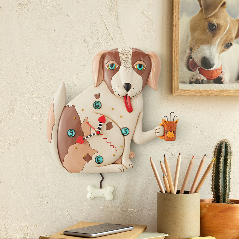 No Bones (Dog) Clock