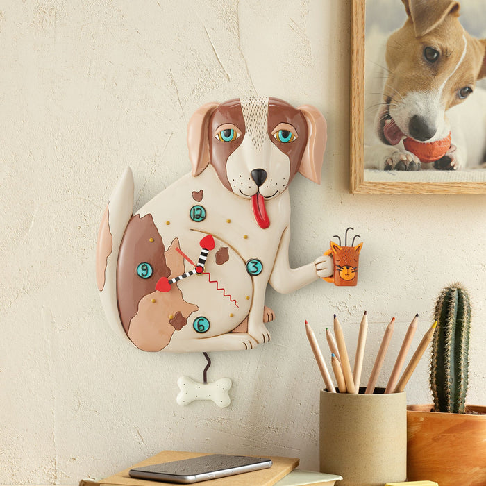 No Bones (Dog) Clock