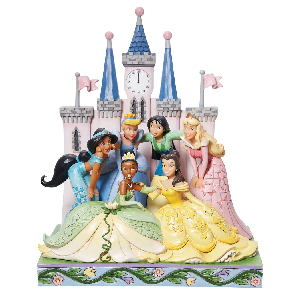 Princess Group in front of Cas — Enesco Gift Shop