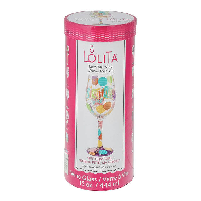 Birthday Girl Wine Glass