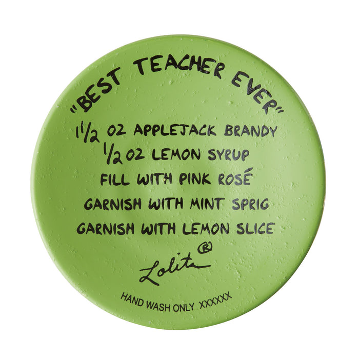 Best Teacher Ever Wine Glass