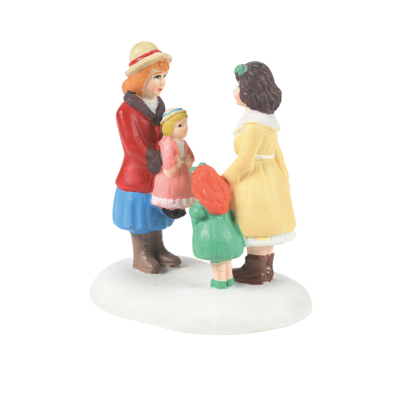 Girls With Their Dolls