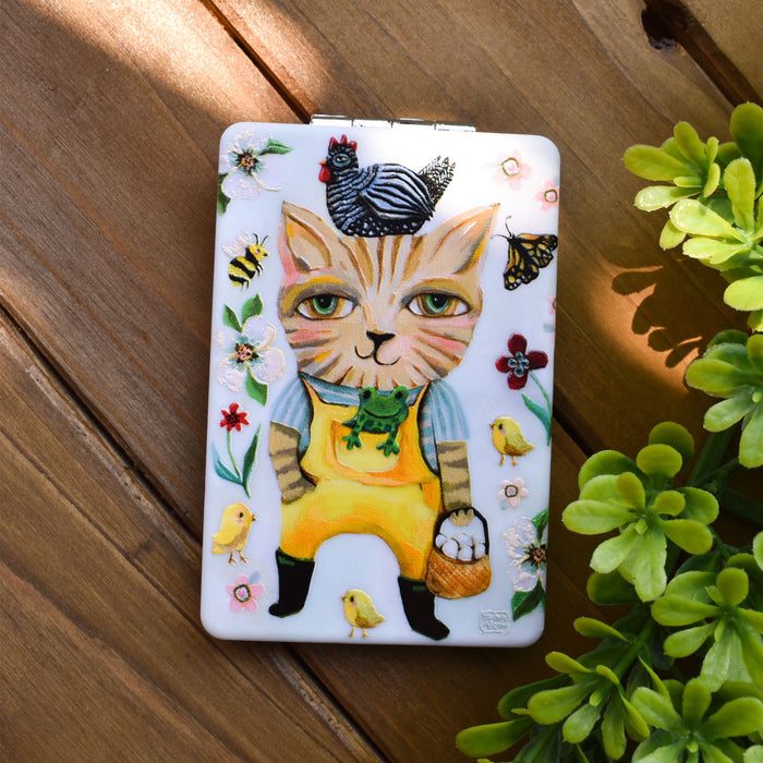Country Cat Compact Mirror