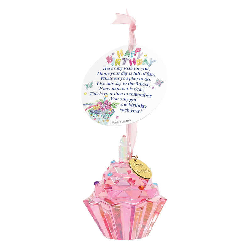 Happy Birthday Cupcake Asst/3