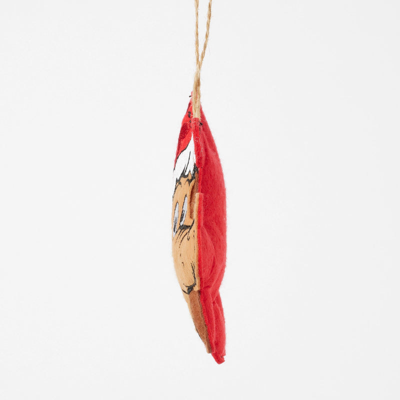 Felt Max in Santa Hat Ornament