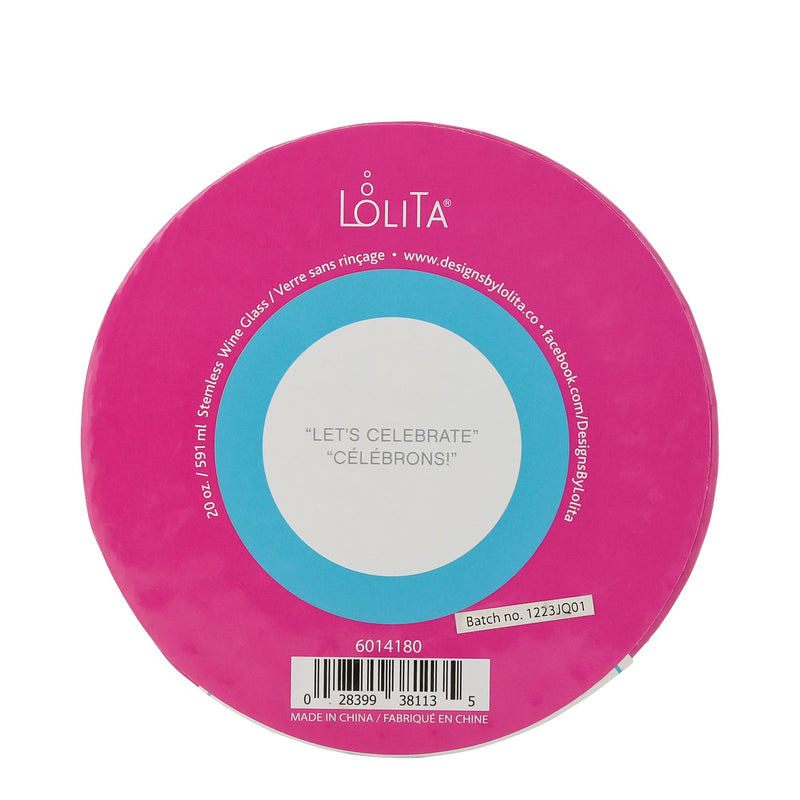 Let's Celebrate Stemless Wine