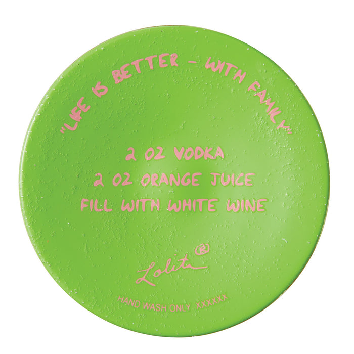 Life With Family Wine Glass