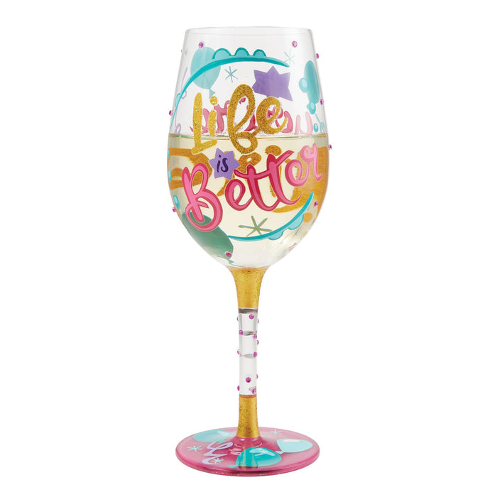 Life When Retired Wine Glass