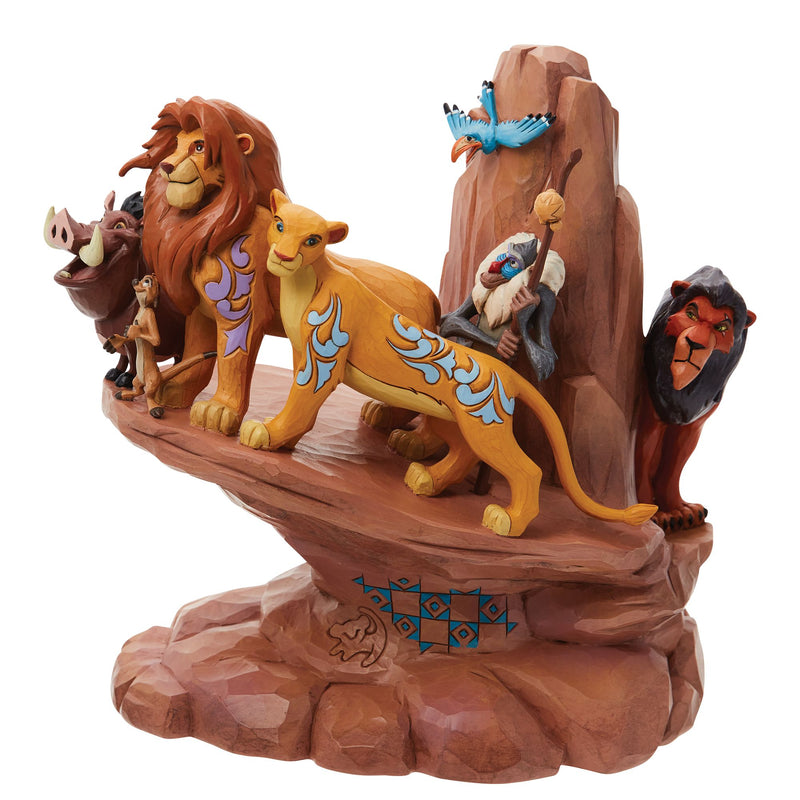Lion King Carved in Stone