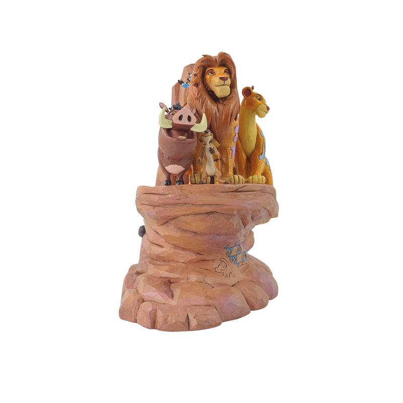 Lion King Carved in Stone