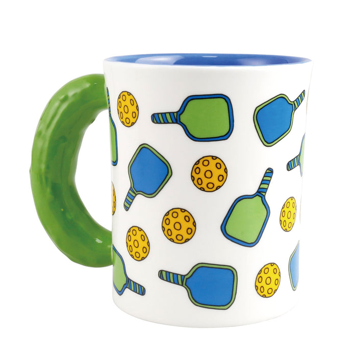 Sculpted Pickleball Mug