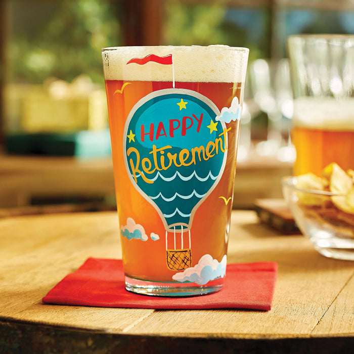 Happy Retirement Pint Glass